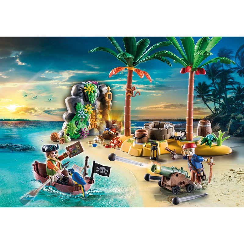 Load image into Gallery viewer, PLAYMOBIL PLAYMOBIL Pirates Piratenschateiland met skelet

