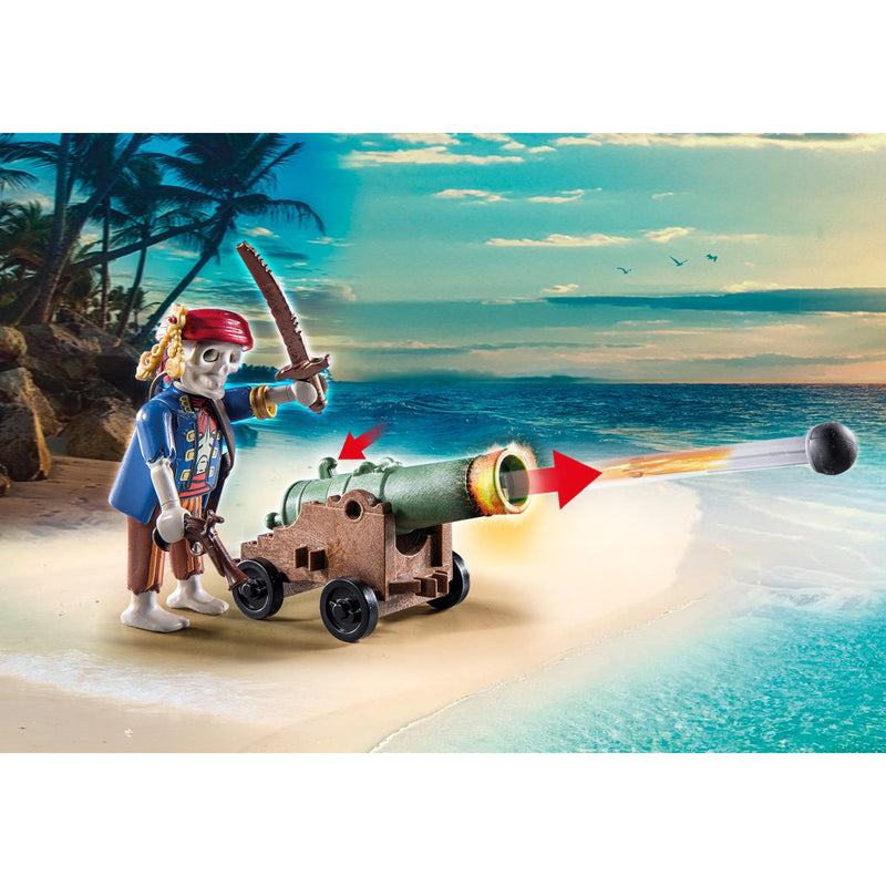Load image into Gallery viewer, PLAYMOBIL PLAYMOBIL Pirates Piratenschateiland met skelet
