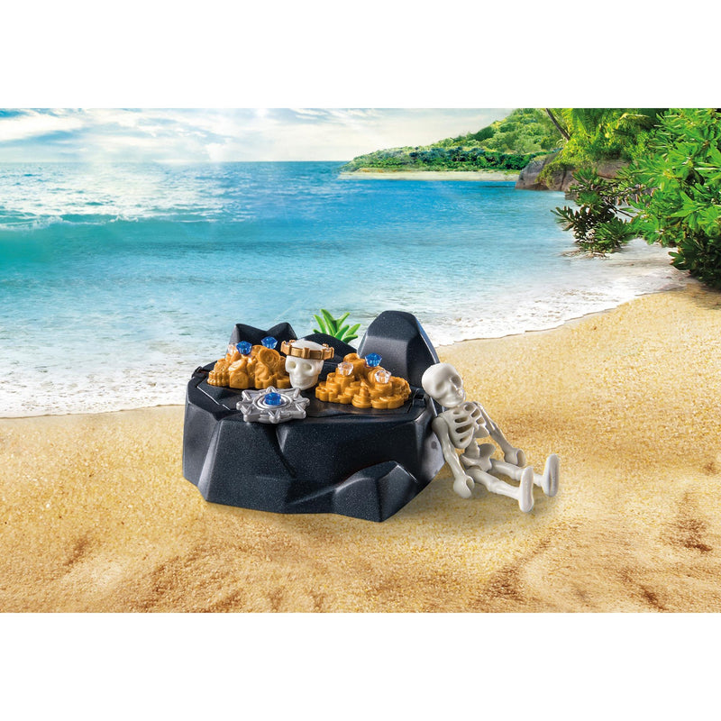 Load image into Gallery viewer, PLAYMOBIL Starterpack Piraat met Roeiboot 71254
