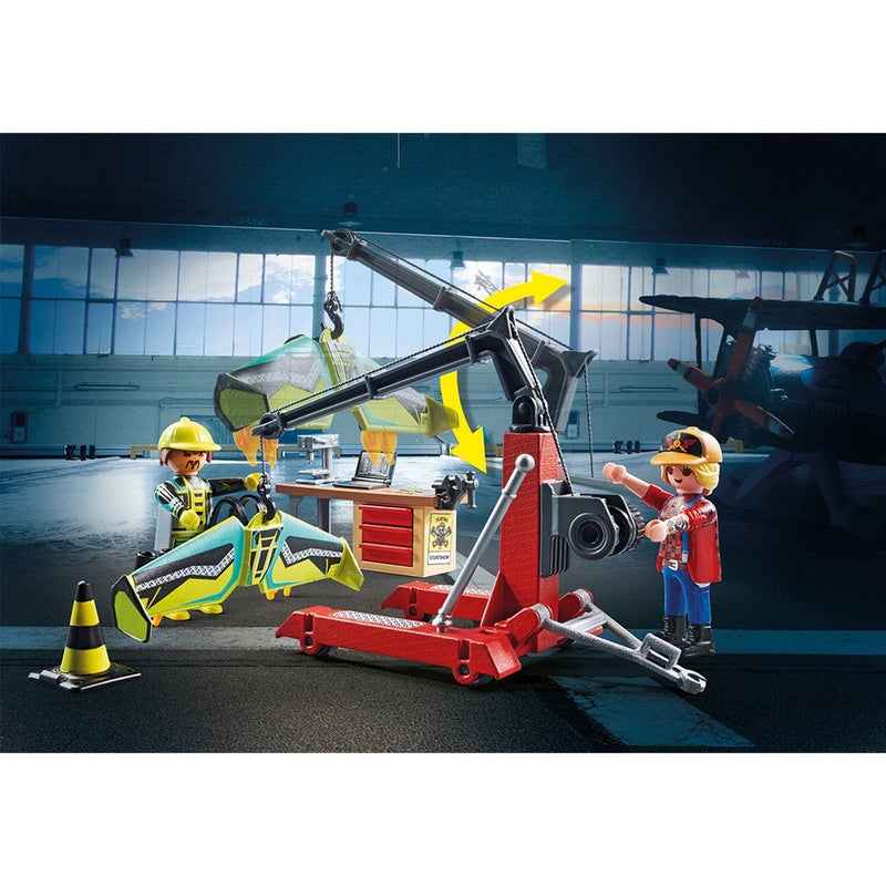 Load image into Gallery viewer, PLAYMOBIL Stuntshow Air Stuntshow servicestation
