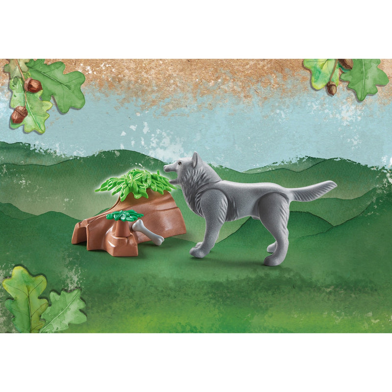 Load image into Gallery viewer, PLAYMOBIL Wiltopia Wolf 71056

