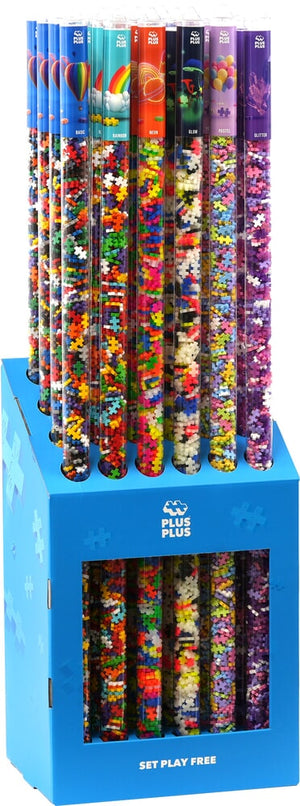 Plus plus display with color mix 1m tube plus-plus (7491)