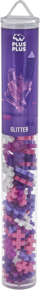 Plus plus tube glitter plus-plus: 100 stuks (4244)