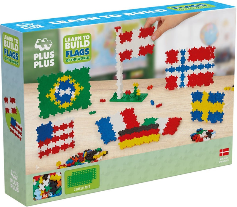 Load image into Gallery viewer, Plus plus learn to build vlaggen plus-plus: 700 stuks (3932)
