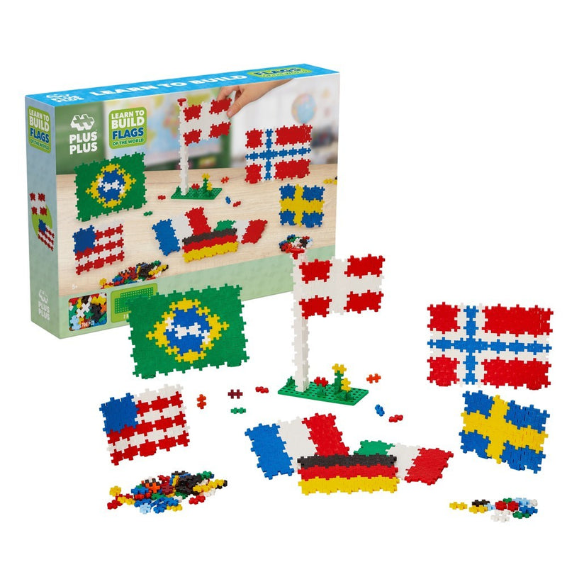 Load image into Gallery viewer, Plus plus learn to build vlaggen plus-plus: 700 stuks (3932)
