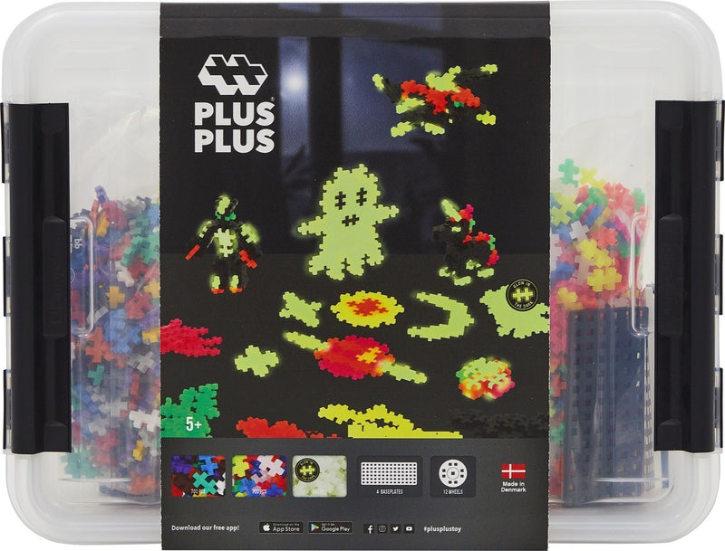 Load image into Gallery viewer, Plus plus opbergbox build and glow plus-plus: 2000 stuks (3919)
