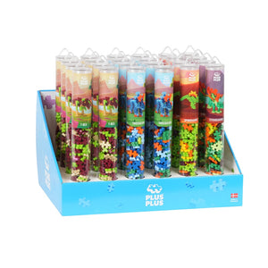 Plus plus dinosaurs: 24 stuks tube plus-plus display (7236)