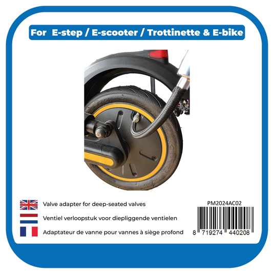 Pro-mounts pompnippel verlenger voor e-step