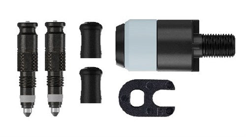 Schwalbe ventiel conversiekit clik sv-scv + pompkop adapter