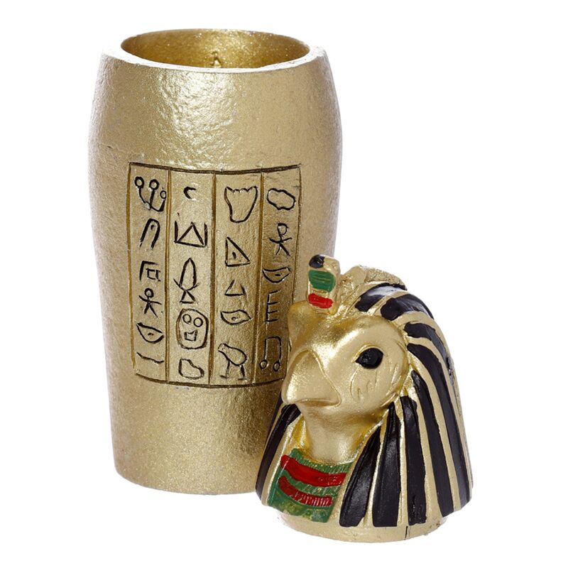 Load image into Gallery viewer, Egyptische mummie kruik goudkleurig
