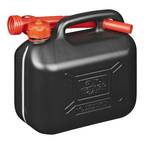 Superior proplus jerrycan un-gekeurd 5l kunststof zwart