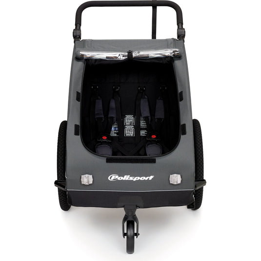 Polisport kinder aanhangwagen 20 inch met 3e wiel