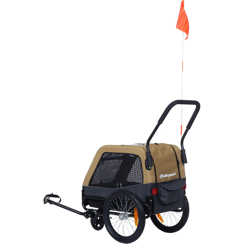 Afbeelding laden in galerijviewer, Polisport honden aanhangwagen 20 inch m tot 23kg
