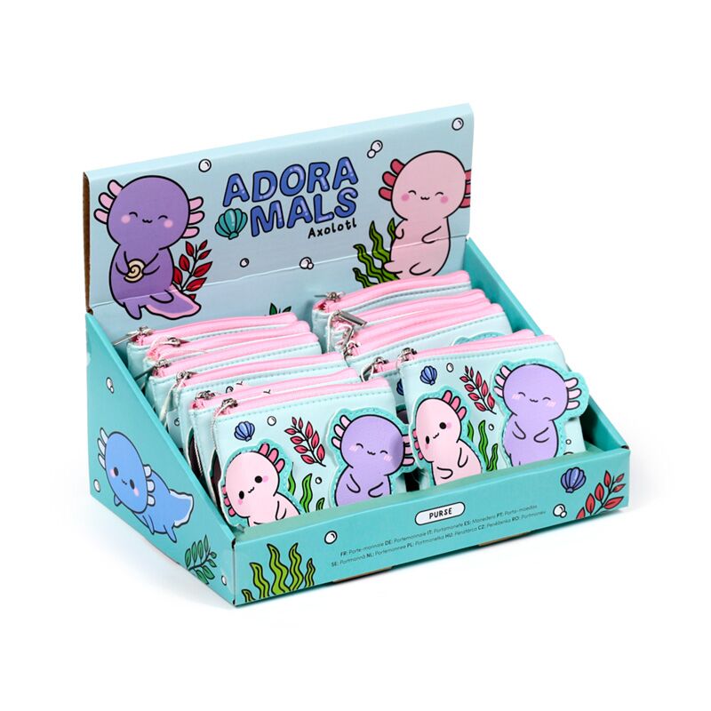 Load image into Gallery viewer, Maddie de axolotl adoramals portomonnee
