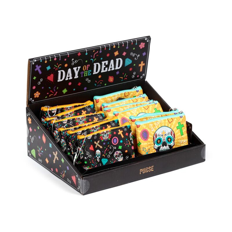 Load image into Gallery viewer, Dia de los muertos pvc portomonnee
