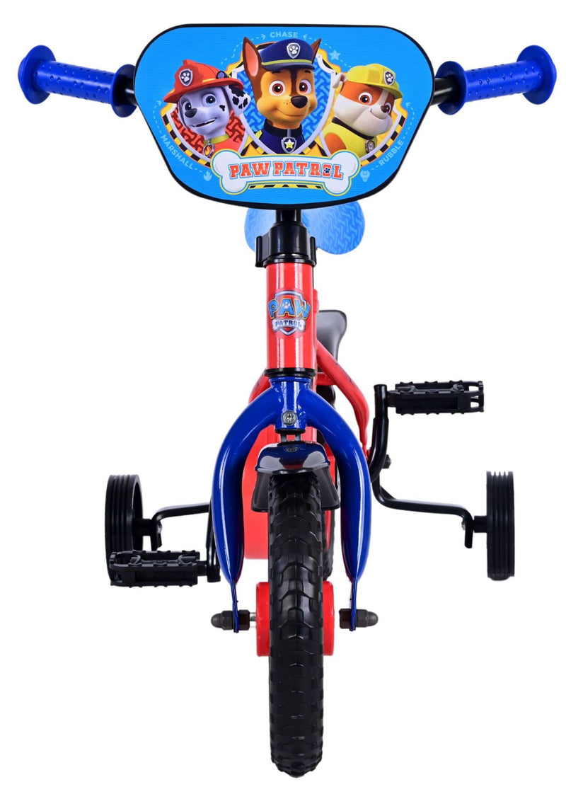Load image into Gallery viewer, Paw Patrol Kinderfiets Jongens 10 inch Rood Blauw Doortrapper
