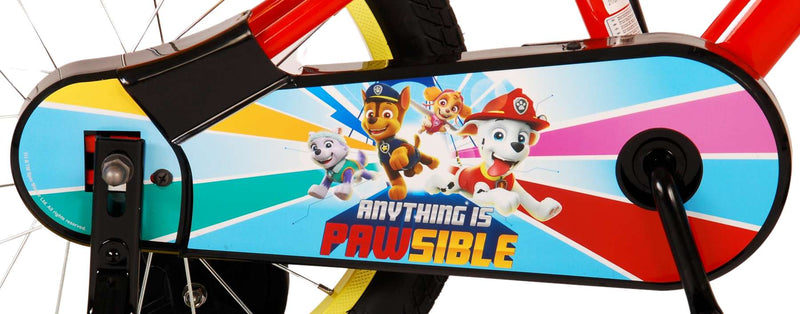 Load image into Gallery viewer, Paw Patrol Kinderfiets - Jongens - 16 inch - Rood Blauw
