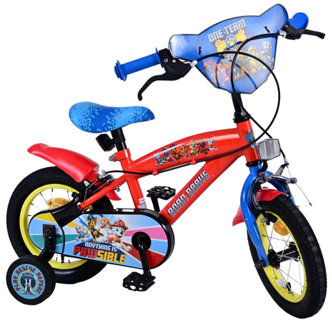 Paw Patrol Kinderfiets - Jongens - 12 inch - Twee handremmen