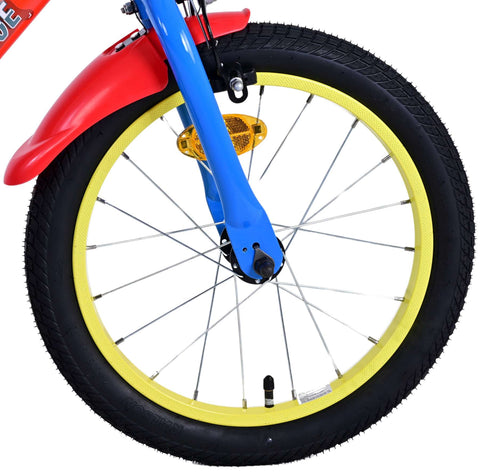 Paw Patrol Kinderfiets - Jongens - 16 inch - Rood - Twee handremmen