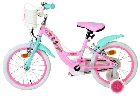 Paw patrol kinderfiets - meisjes - 16 inch - roze - twee handremmen