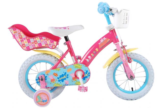 Load image into Gallery viewer, Peppa Pig Kinderfiets Meisjes 12 inch Roze
