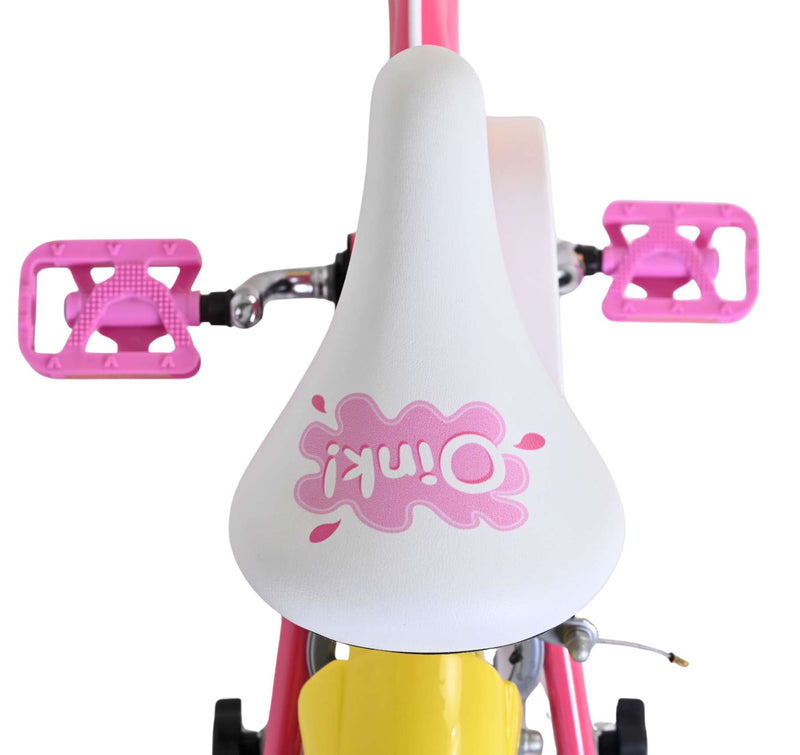 Laden Sie das Bild in Galerie -Viewer, Volare peppa pig kinderfiets - meisjes - 12 inch - roze - twee handremmen
