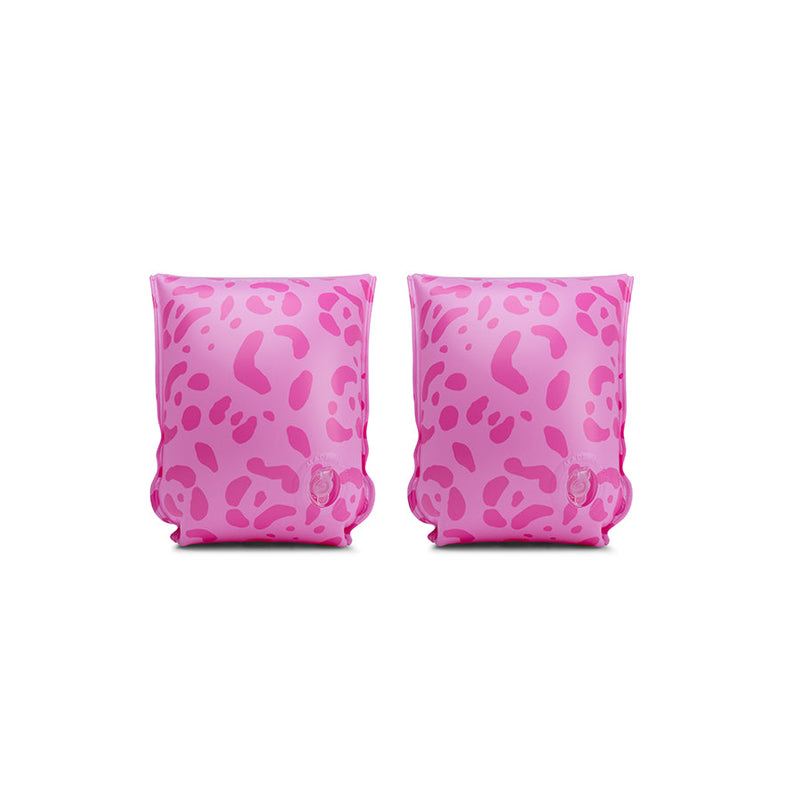 Load image into Gallery viewer, Leopard | roze zwembandjes 2-6 jaar
