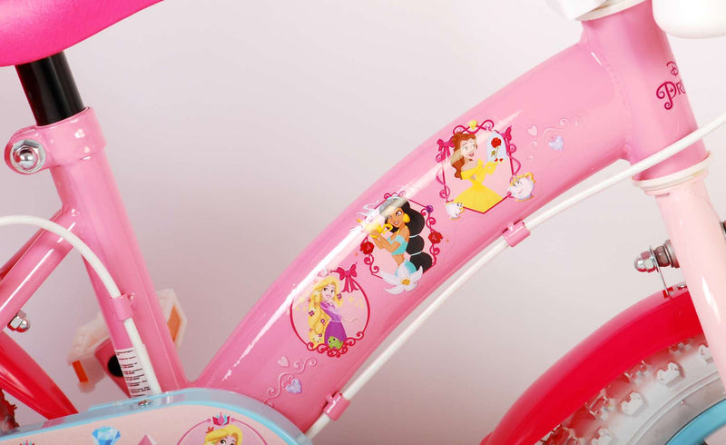 Load image into Gallery viewer, Disney Princess Kinderfiets - Meisjes - 12 inch - Roze - Twee Handremmen

