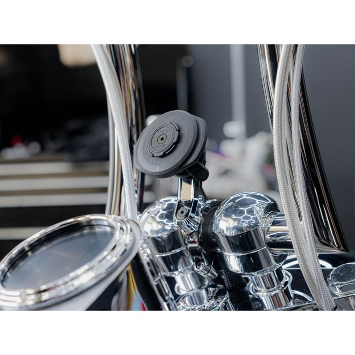Afbeelding laden in galerijviewer, Quad lock motorcycle handlebar mount pro large - chrome
