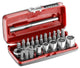 Facom set 1 4'' met compacte flex ratel