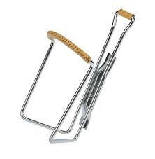 Zéfal bidonhouder vintage bot.cage vintage chromest.leather