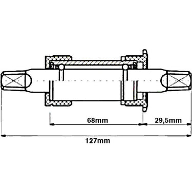 Thun kinex trapas spieloos bsa 127mm
