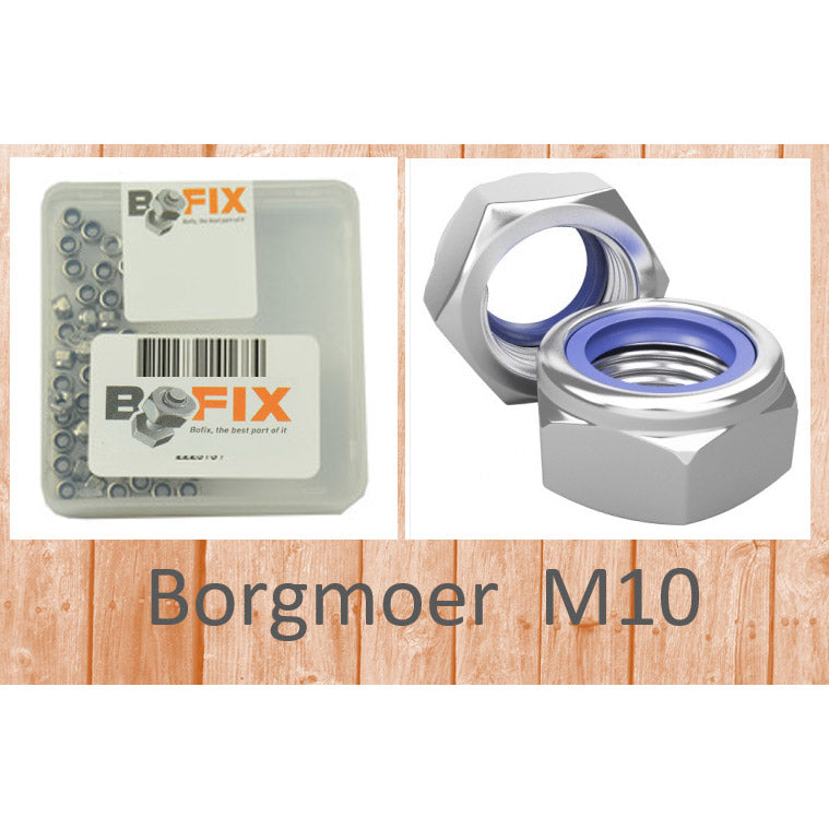 Bofix borgmoer M10 verzinkt (25st)