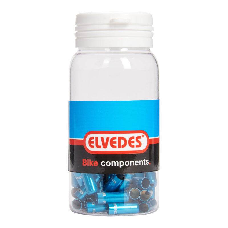 Load image into Gallery viewer, Elvedes pot kabelferrules 5.0mm | aluminium | blauw | p50
