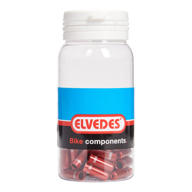 Elvedes kabelhoedje 4,2mm seal alu rood (50st)