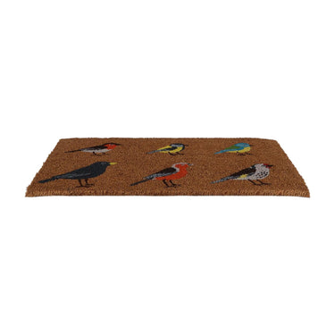Esschert design deurmat kokos vogels l 75,0x45,0x1,7 cm