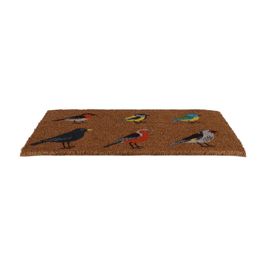Esschert design deurmat kokos vogels l 75,0x45,0x1,7 cm
