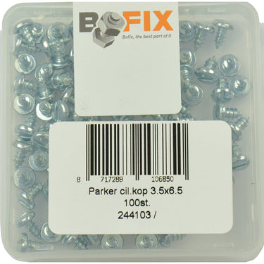 Bofix parker met cilinderkop 3.5-6.5 (100st)