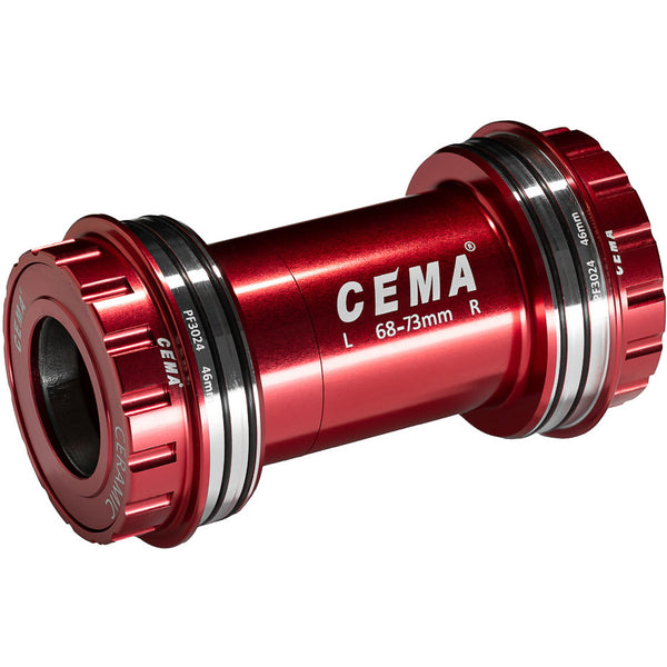 CEMA Bracketas PF30 Interlock Shimano-Keramisch-Rood