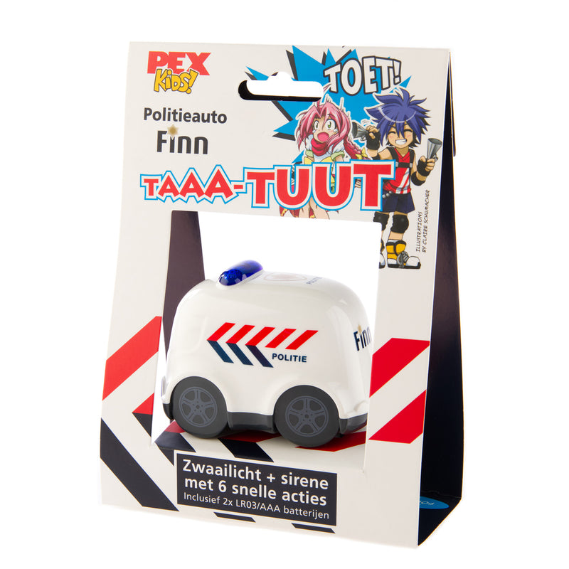Load image into Gallery viewer, Toeter Pexkids Politieauto Finn
