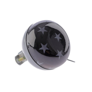 Nv ding dong bel 60mm stars zwart met sterren kaart