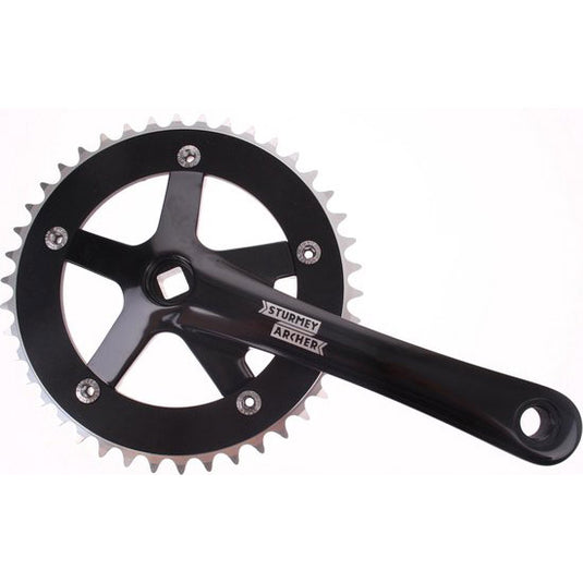Sturmey archer crankstel zwart 1 8 42t 170mm fct22 (sa)