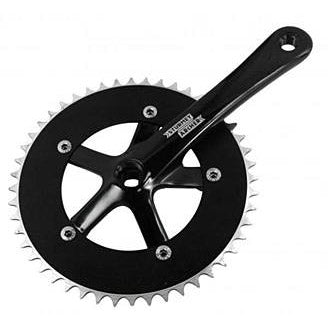 Sturmeyarcher sturmey archer crankstel zwart 1 8 48t 170mm fct28 (sa)