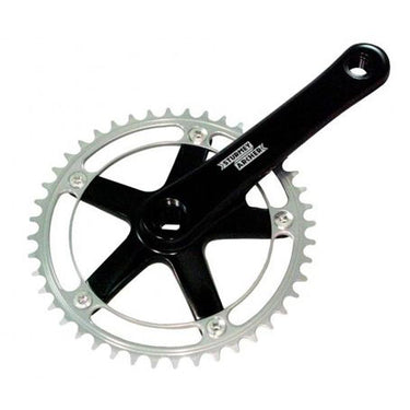 Sturmeyarcher sturmey archer crankstel 46t zwart zilver 170mm fct66 (sa)