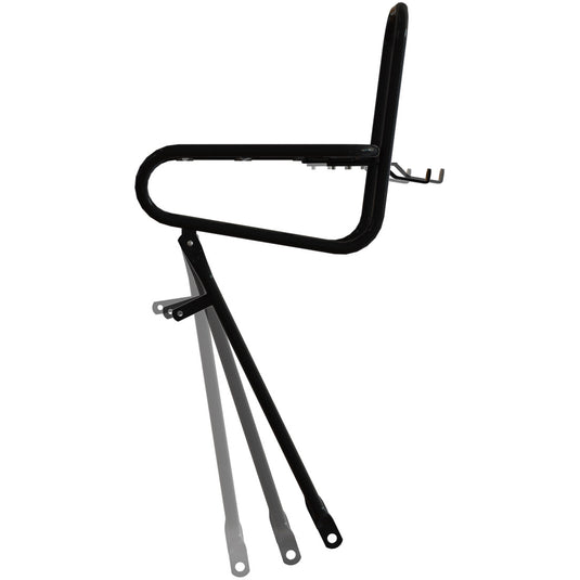 Voordrager Steco smooth zwart 25cm