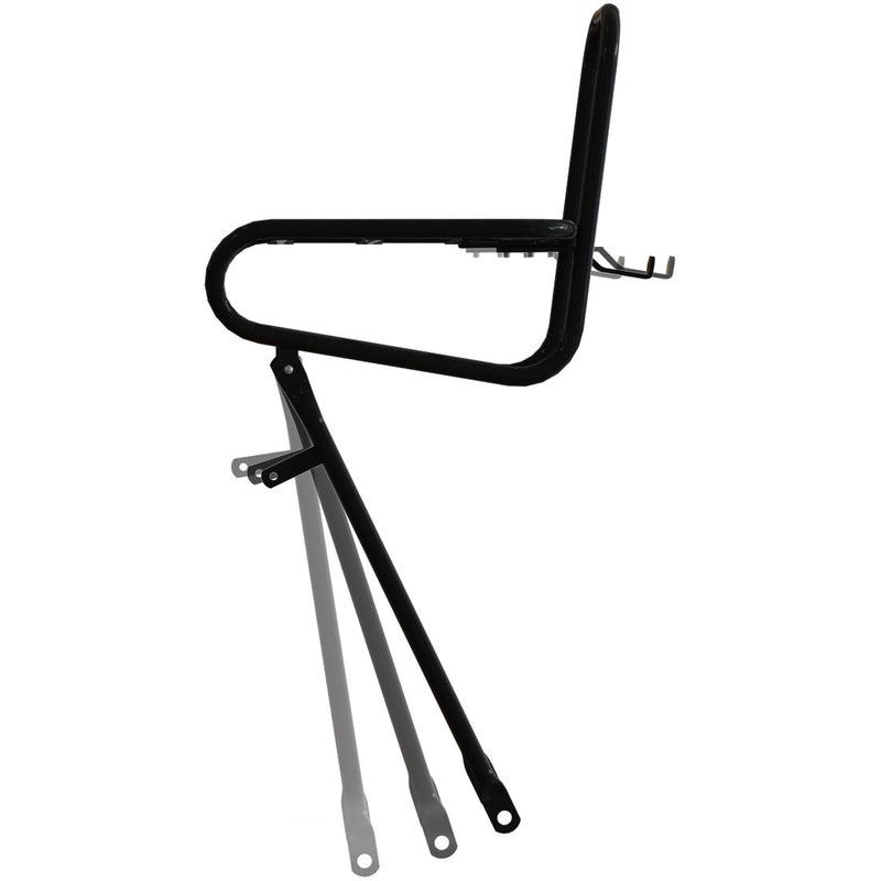 Afbeelding laden in galerijviewer, Voordrager Steco smooth zwart 25cm
