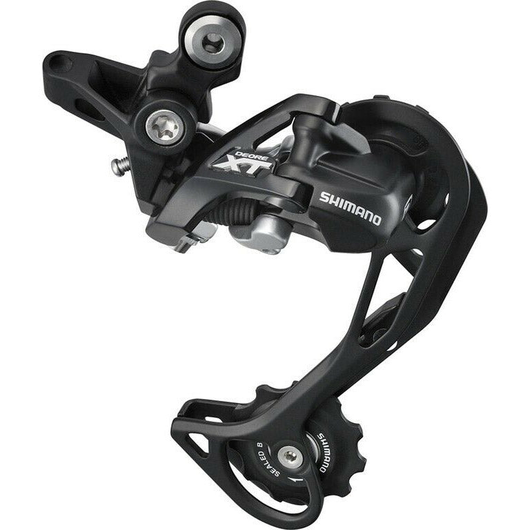 Shimano achterderailleur XT 10v lange kooi zwart