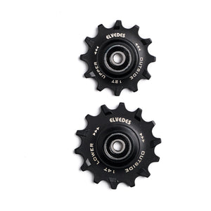 Elvedes derailleurwieltjes RVS 11 14tand seal narrowCP2017102