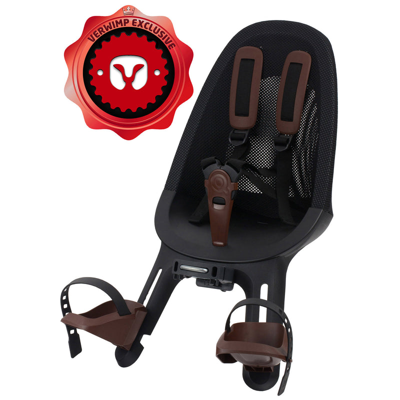 Load image into Gallery viewer, Qibbel Air voorzitje stuurpen bev. zwart-bruin
