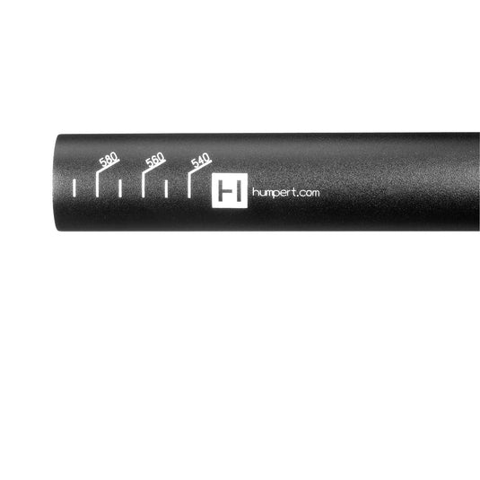 Ergotec stuur ahs superlight 25,4 verstelbaar zwart